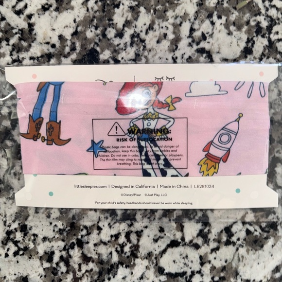 🎀 Infant Pink Toy Story Stars Luxe Headband NEW in Bag Newborn to 3T - Picture 3 of 5